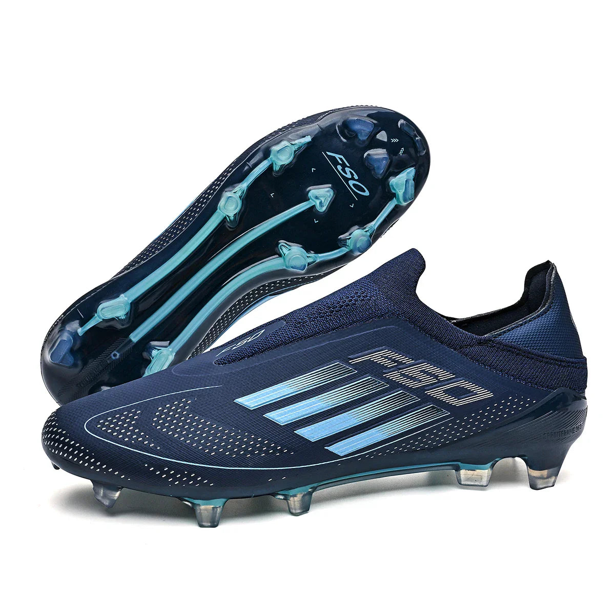 New Men Soccer Shoes Cleats Outdoor Sport Football Boots Non Slip Training Boys Breathable Adult Long Spikes Match Comfortable