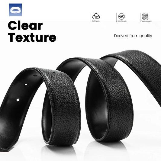 Men's Leather Belts Brand Cowskin Belt Top Quality Men Belt Luxury Designer Leather Belts Metal Buckle Male belts 3.8CM