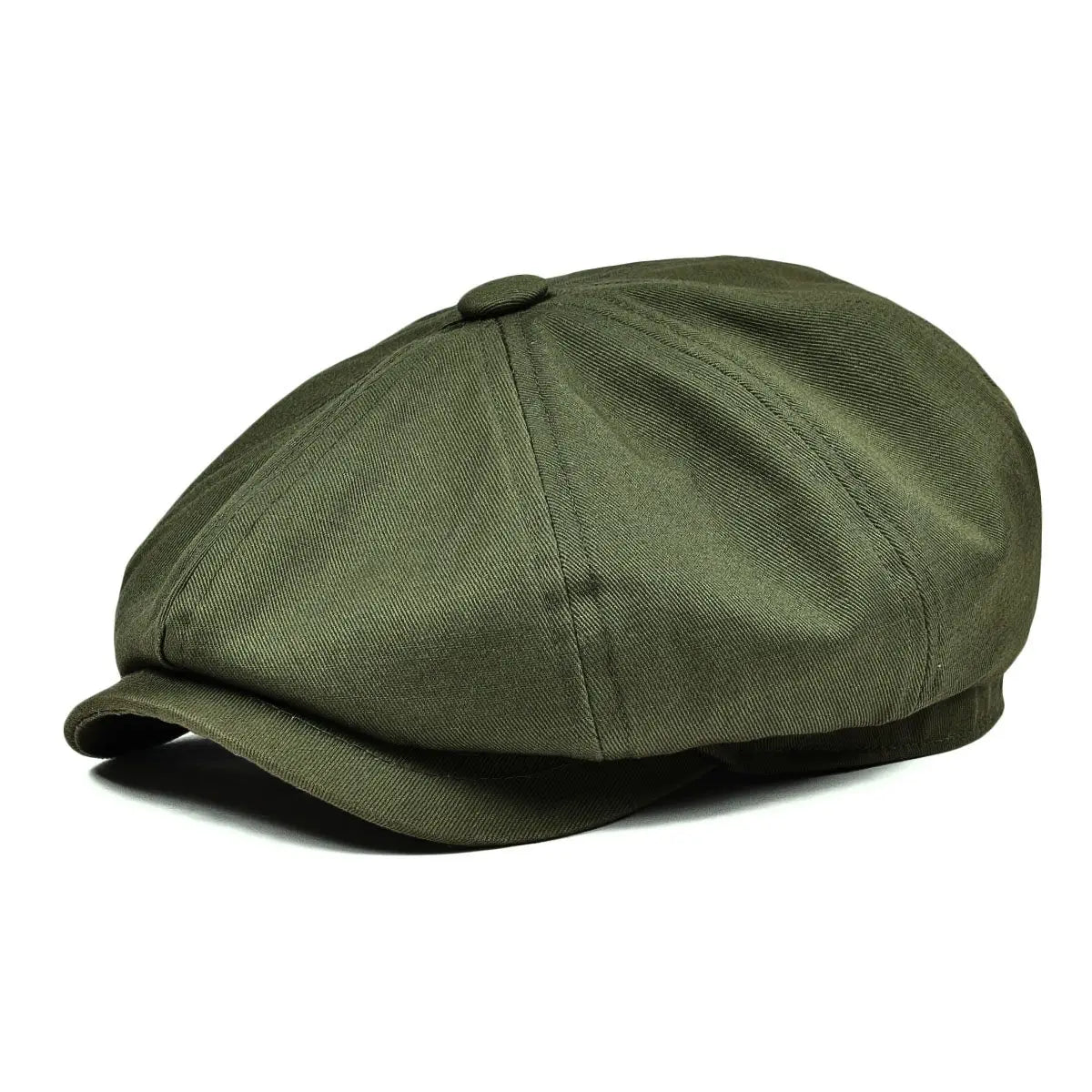 White Twill Cotton Newsboy Cap for Men Women Classic Cabbies Driver Apple Caps Gatsby Flat Hat Baker Boy Headpiece 003