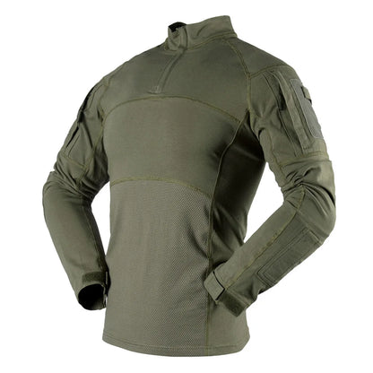 Airsoft Paintball Shirts Multicam CP Camo Cotton Tactical Shirt Men Army Military Combat T-Shirt Hunting Clothing Wear-resisting