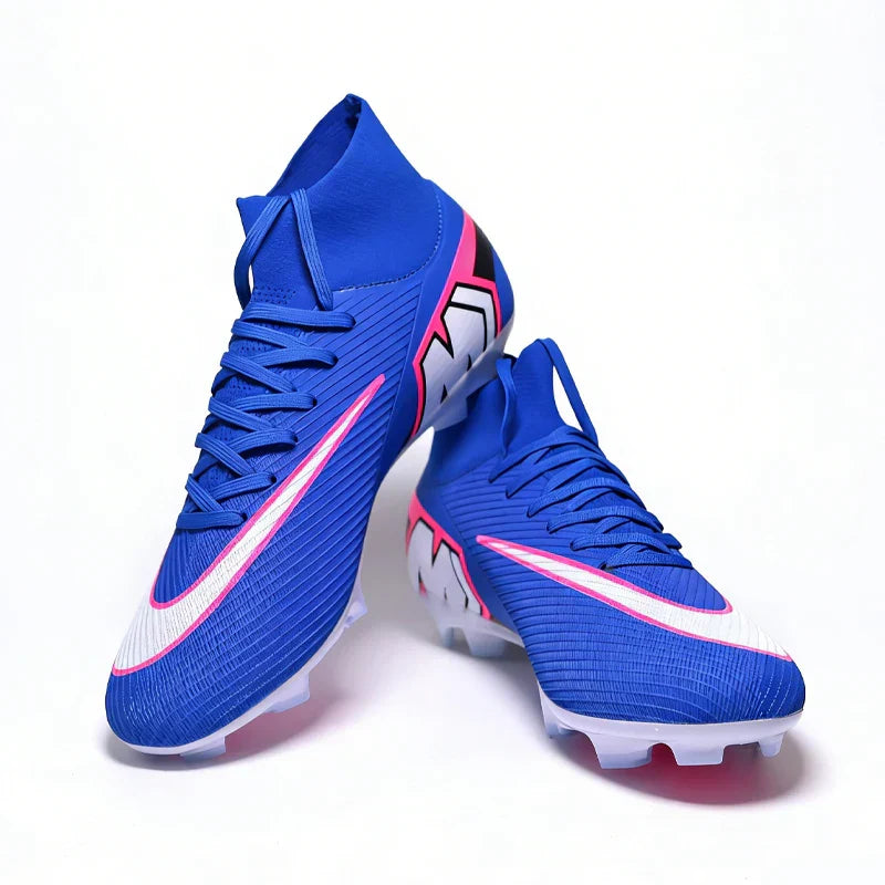Professional Mens Soccer Shoes Flexible Turf Soccer Cleats for Boys Sneakers TF/FG Training Football Boots Chuteira Campo 35-45
