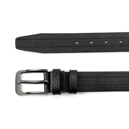 Men's Leather Fashion Classic Belt Metal Pin Buckle Casual Men's PU Leather Alloy Pin Square Buckle Belt Business Belts