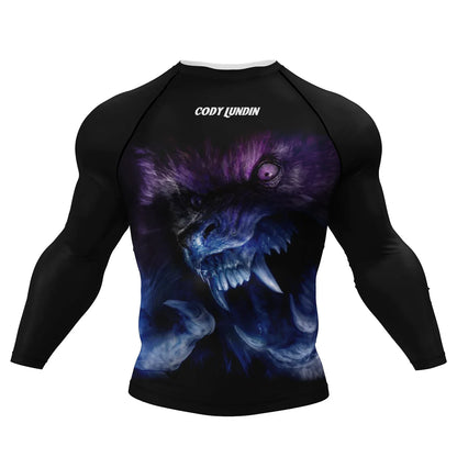 New UPF 50+ Rashguard Men's Surfing T-Shirt Quick Dry UV Protection Breathable Long Sleeve Beach Surf Wear Fitness Running Shirt