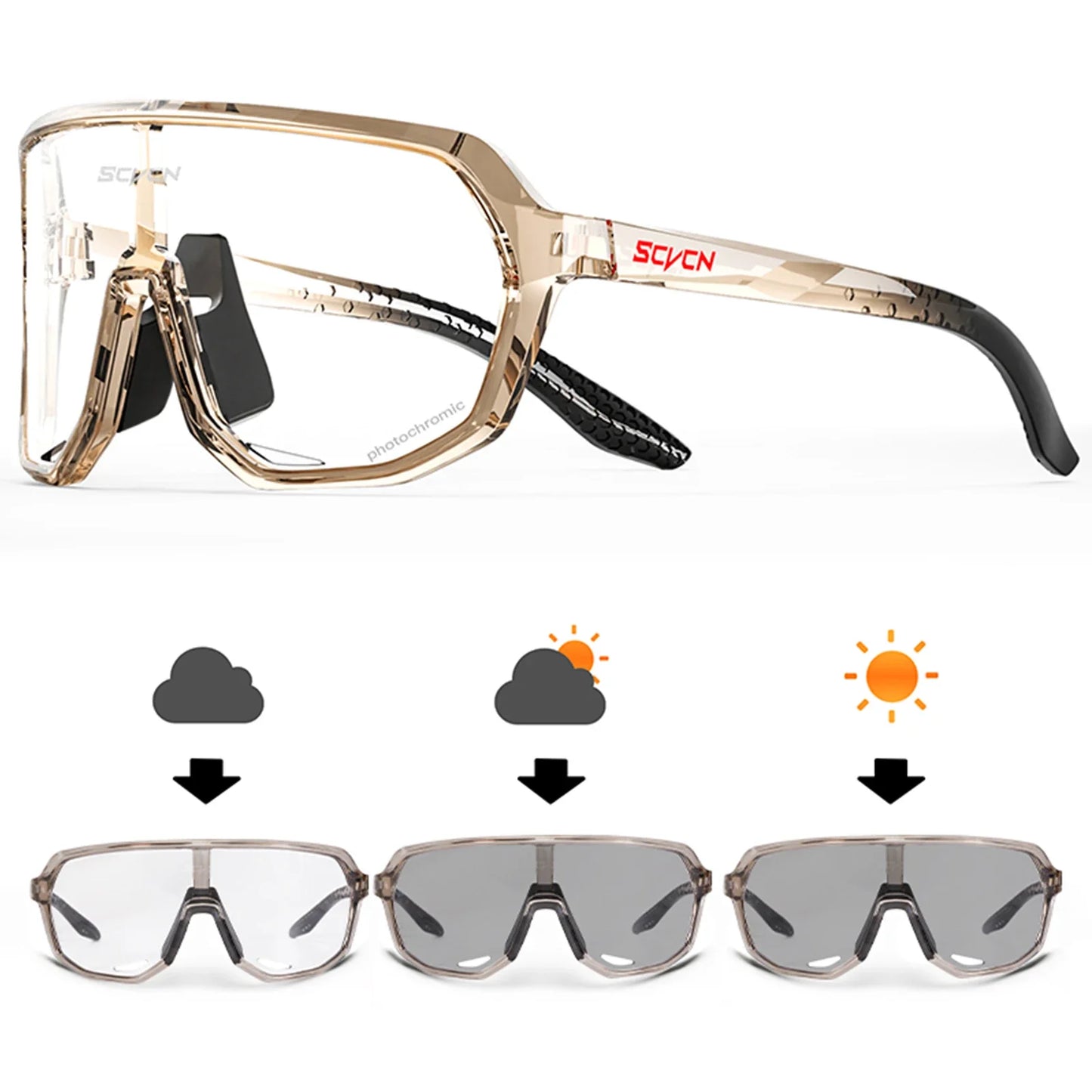 Hiking Eyewear Sports Glasses Cycling Glasses Fashion Sunglasses for Men MTB Bike Bicycle Sports UV400 Hunting Driving