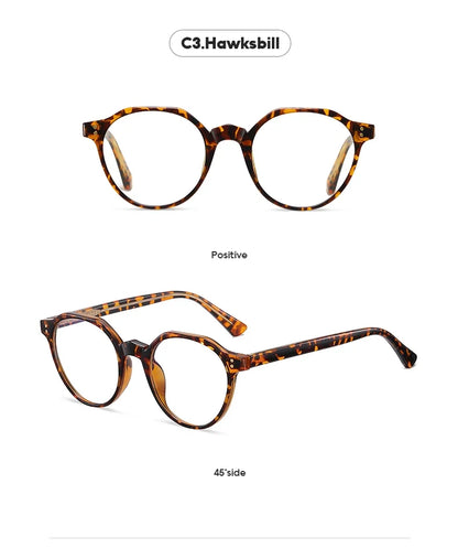 Simple Fashion Geometric Polygonal Personalized Design Blue Light Reading Glasses Customizable Prescription PFD2084