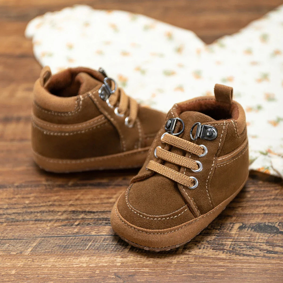 Baby Sneakers Infant Boys Girls Sports Shoes Toddler Casual Cotton Sole Anti-slip PU First Walkers Crawl Crib Basketball Shoes