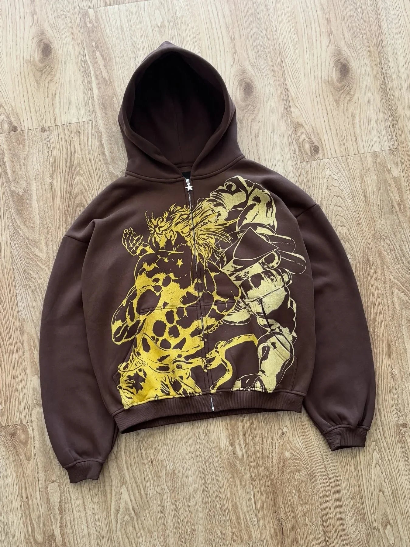 Y2k Stands Hiphop Jojo Bizarre Adventure Hoodies Harajuku Oversized Mens Womens Zipper Hoodie Hip Hop Couple Street Sweatshirt