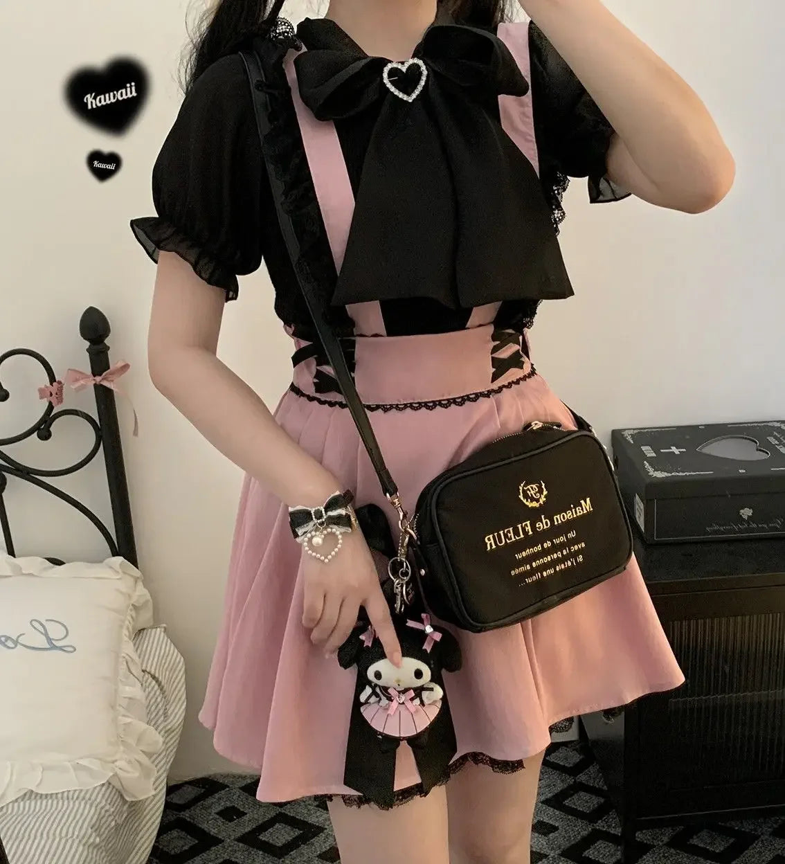 Japanese Gothic Y2k Lolita Skirt Women Elegant Sweet Lace Ruffles Ribbon Bandage Mini Skirts Girls Sexy Cute Punk Party Skirt