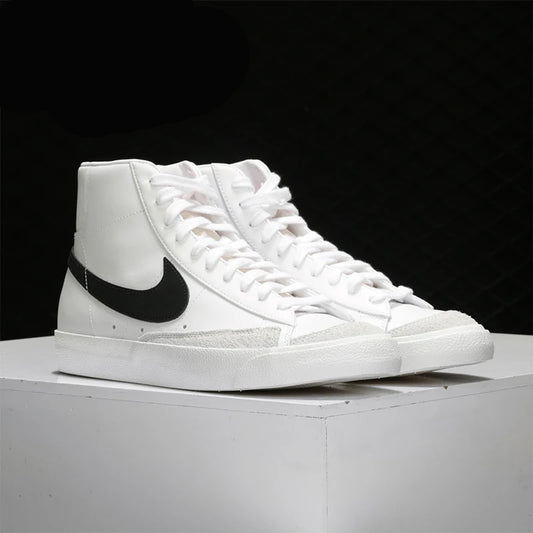 Official Authentic BLAZER MID '77 Men's and Women's Casual Comfortable Sneakers BQ6806-100