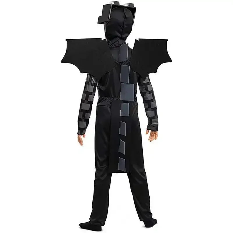 Game Craft My 3D Jumpsuit World Cosplay Costumes Halloween Boys Dragon Mine Outfit Bodysuit Carnival Party Stage Performance