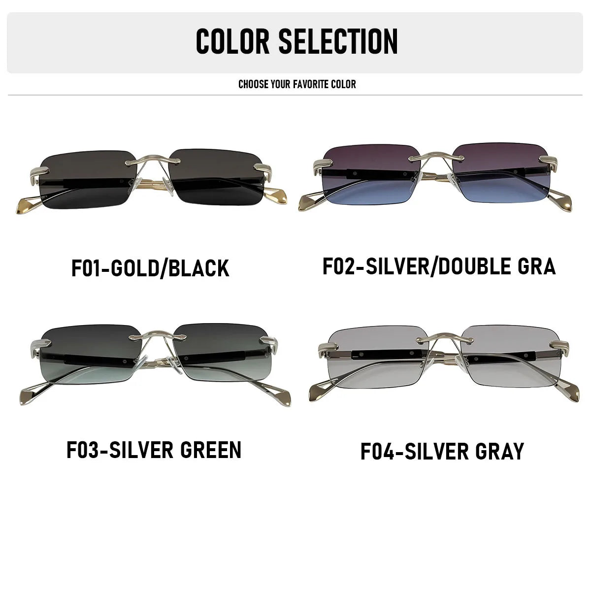 2026 Rimless Sunglasses Women Vacation Sunscreen New Square Sunglass Men Brand Design Fashion Glasses Shades Lentes De Sol Mujer