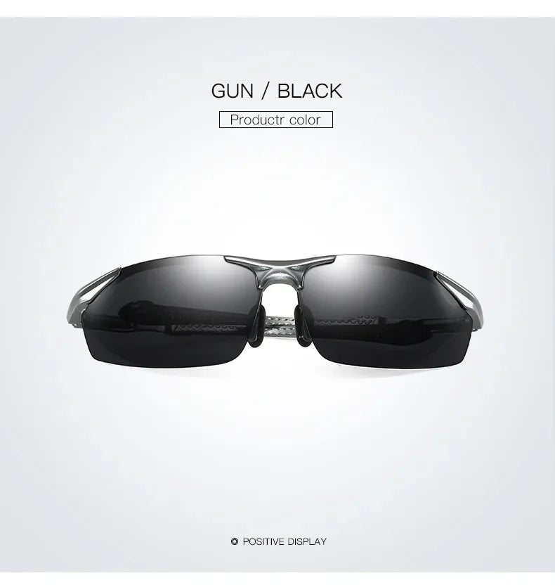 Retro Aluminum Magnesium Polarized Sunglasses Men New Sport Driving Sun Glasses Male Eyewear Accessories For Men