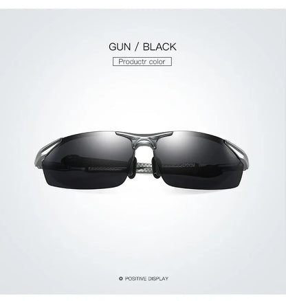 Retro Aluminum Magnesium Polarized Sunglasses Men New Sport Driving Sun Glasses Male Eyewear Accessories For Men