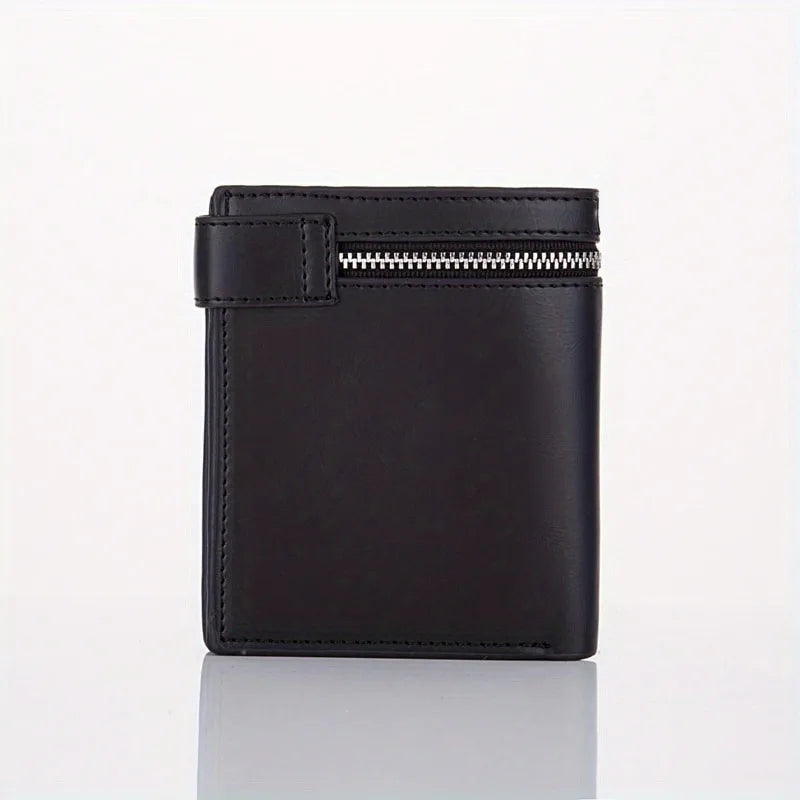 Sac à Main Rétro Punk Homme Nouveau 2025 Crâne Croix Portefeuille Pochette Chaîne Rivets Porte-cartes Vintage Rocker Multi-fonctions Mini Portefeuille
