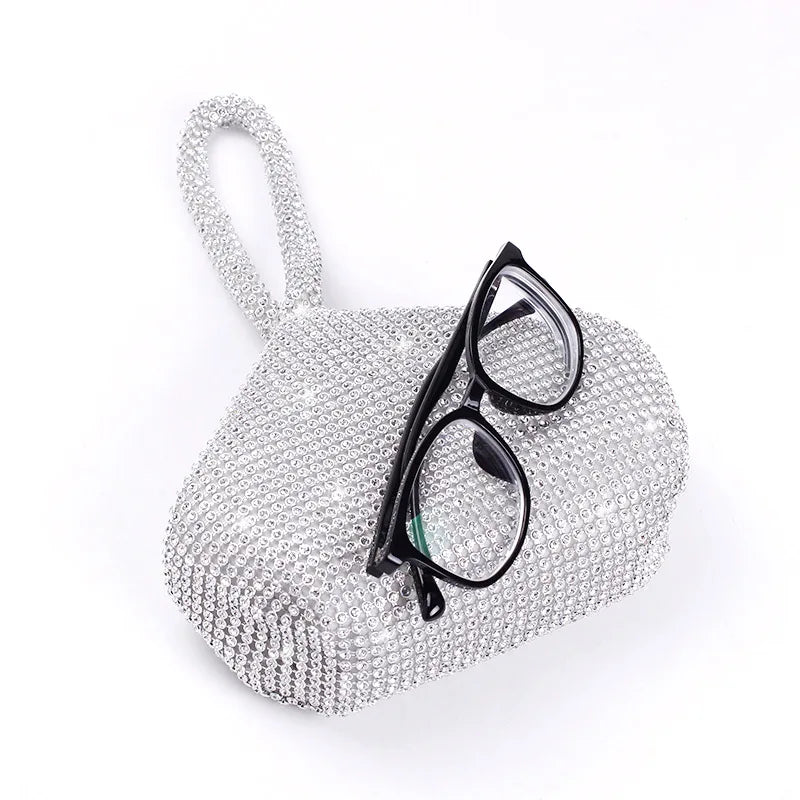 Fashion Women's Dinner Bag Diamond Inlaid Fashion New Handbag Mobile Zero Wallet Wedding Women Model Bag Luxury Champagne Color