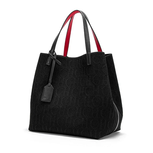 Women's Handbag High Quality Craftsmanship Large Capacity Fashion Classic New Style Solid Color Outer Bag Women's Handbag