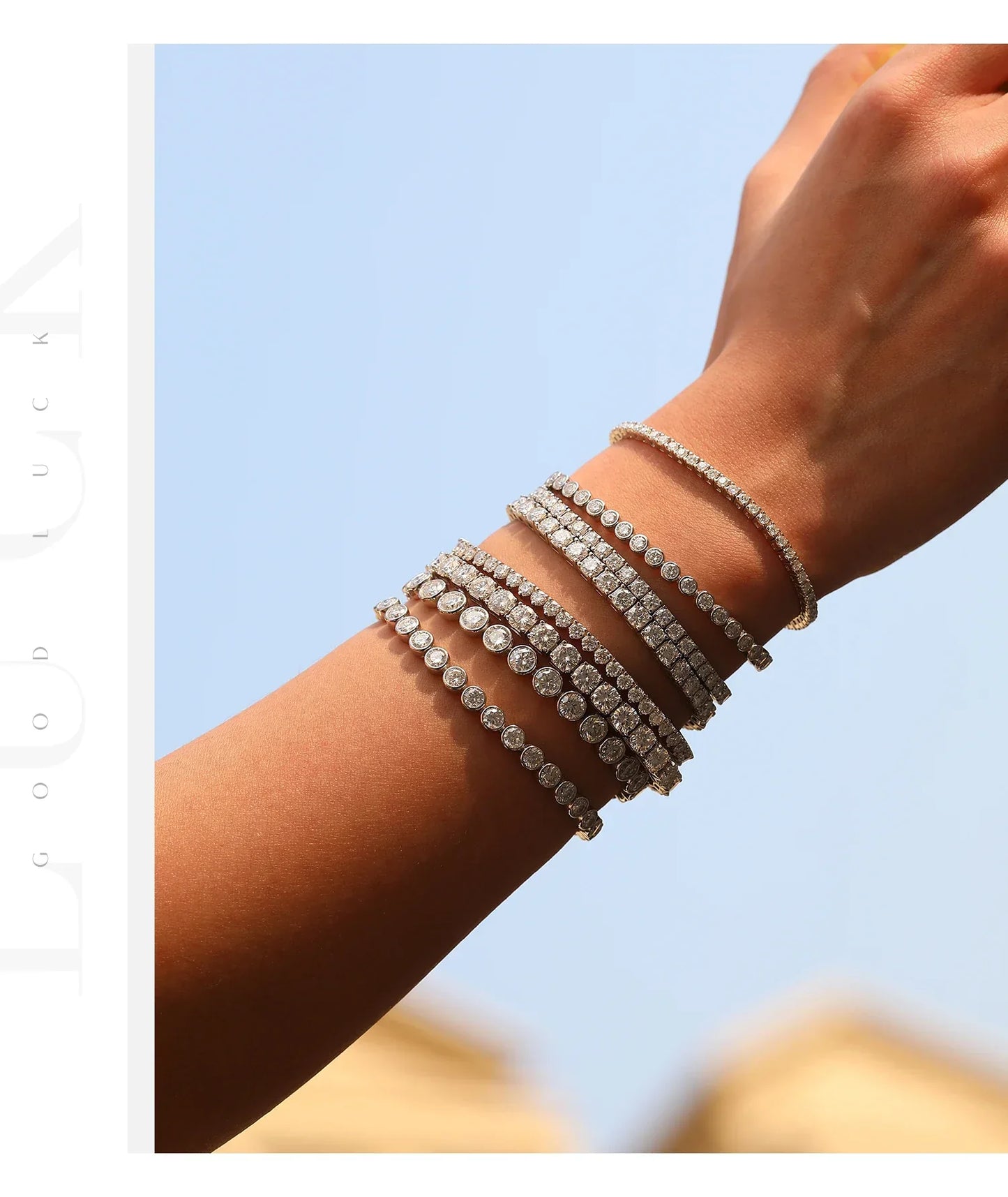 D Color VVS1 Moissanite Tennis Bracelet 925 Sterling Silver Single Classic Bracelets With Box for Women Man Fine Jewelry