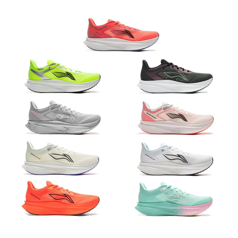 Men's FEIDIAN 6 CHALLENGER Racing Running Shoes SUPER BOOM Lightweight Reflective LiNing Competition Sneakers ARMW003