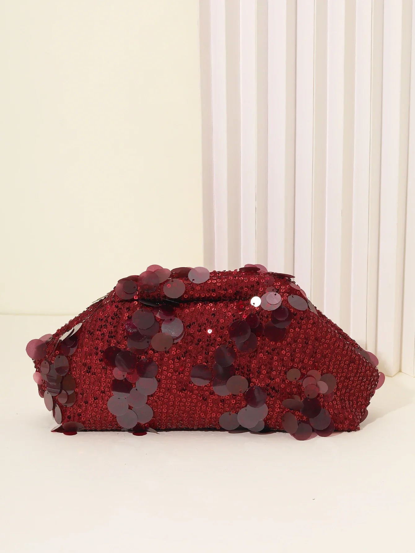 Dinner bag Fashion sequin messenger bag Women's simple handbag, large sequin clutch bag Versatile chain shoulder messeng  bag