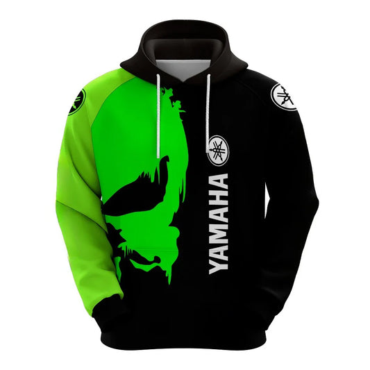 2026 New Yamaha Motorcycle Racing Suit Men's And Women's Oversized Breathable Quick Drying Sports Hoodie Motocross GP Jersey