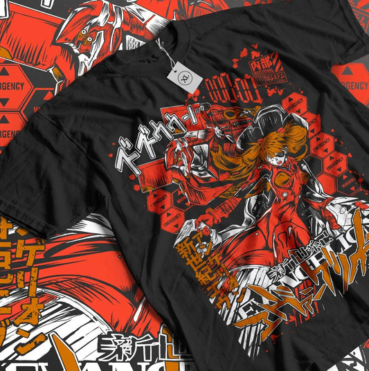 Neon Genesis Evangelion T-shirt Eva Unit 01 Japanese Anime Shirt T-shirt Short Sleeve Men Women Summer Crew Neck Cotton Tee