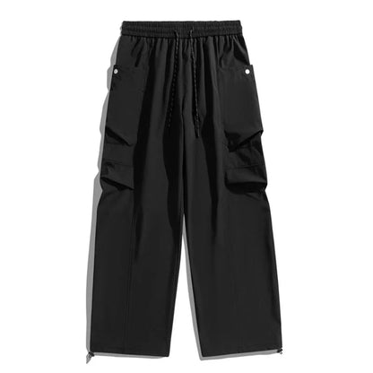 Male Hiking Pants Outdoor Waterproof Windproof Camping Cycling Trousers Autumn Spring Elastic Waist Climbing Travel Casual Pants