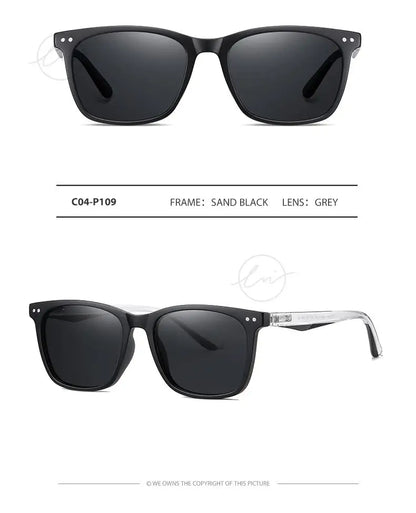 Brand Polarized Sunglasses Men Women Fashion Square Shades Leopard Frame Ladies Travel UV400 Goggles Driving Sun Glasses
