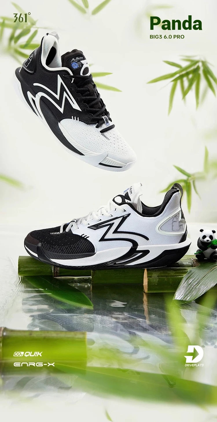 BIG3 6.0 Pro Men Basketball Shoes Carbon Plate Breathable Flexible Training Shock-Absorbing Male Sneakers 672521106