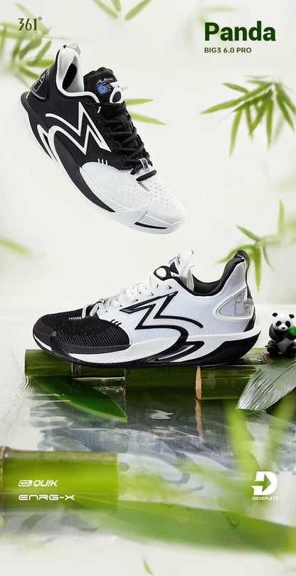 BIG3 6.0 Pro Men Basketball Shoes Carbon Plate Breathable Flexible Training Shock-Absorbing Male Sneakers 672521106