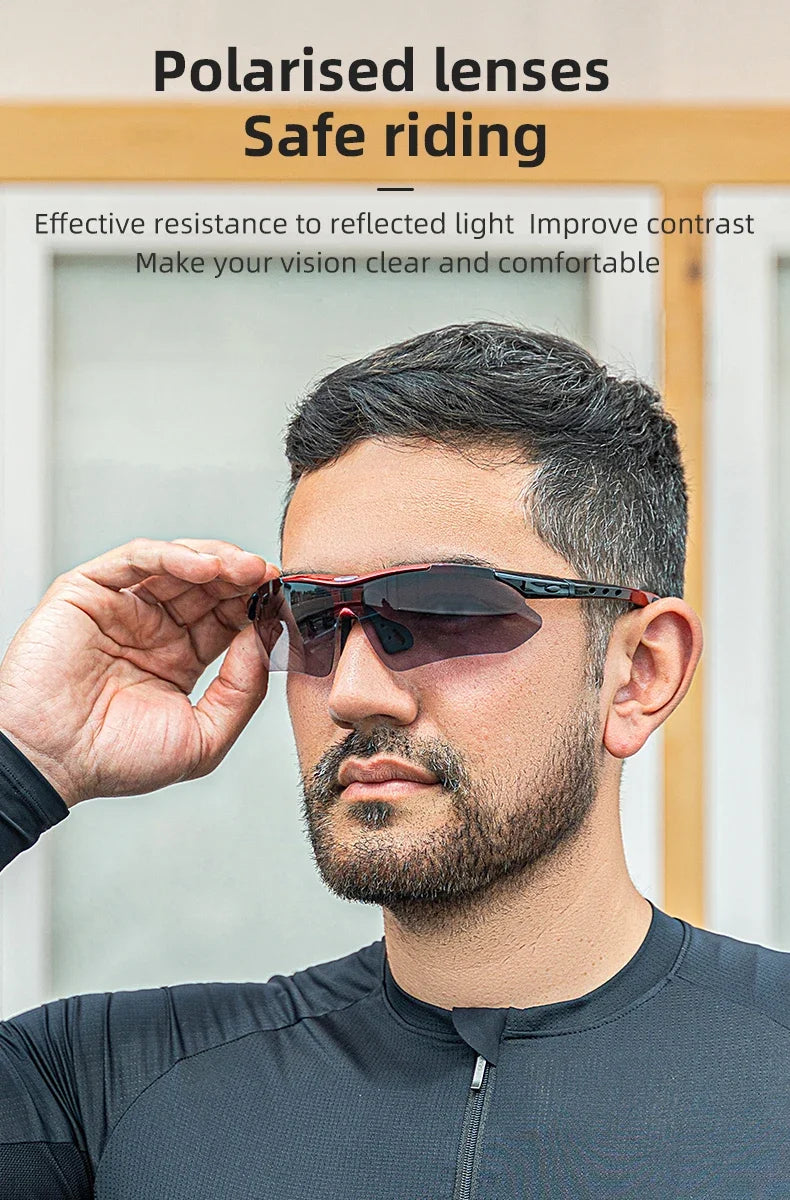 Bicycle Glasses Polarized Bike Sports Sunglasses Photochromic Men Women UV400 MTB Road Bike Goggles Outdoor Eyewear