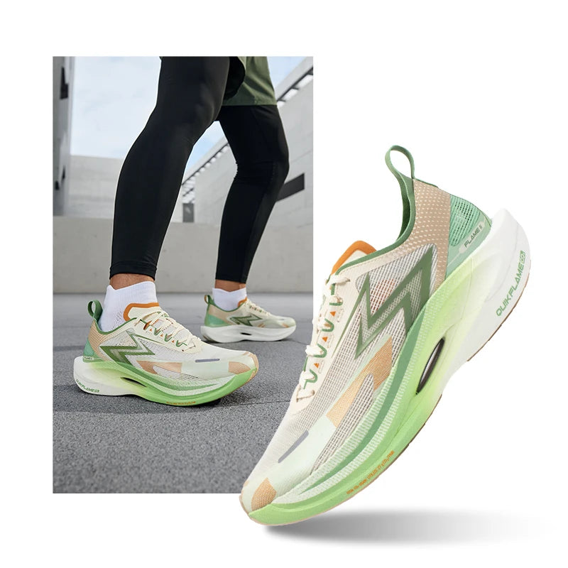 NEW Flame 2.5 Men Running Shoes Marathon Sports Carbon Plate Racing Breathable Cushioning Male Sneakers 672332207