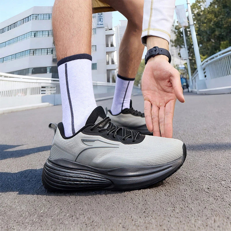 Men's Daily Running shoes Soft Elastic Lightweight Breathable Comfortable Male Jogging Sneakers 672612205