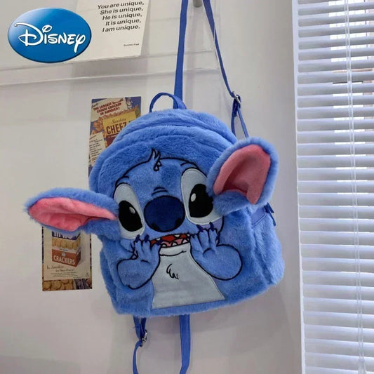 high-quality sewn plush backpack cartoon fashion 3D mini women's backpack large capacity cute children's school bag