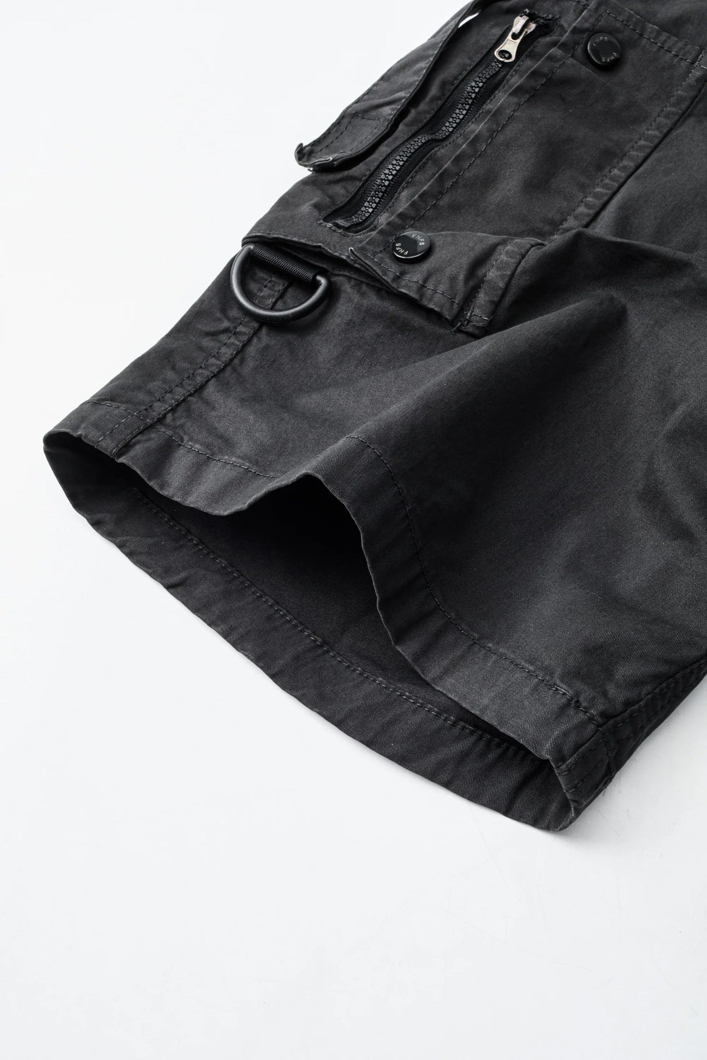 Mid Length Breathable Straight Leg 5 Inch Street Short Men's Summer Thin Washed Cotton Cargo Shorts Loose Casual Trend Sports