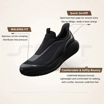 SOFT GO 3 SLIP ON Men's Walking Shoes Comfortable Thick Heel Casual Sports Wearable Slip-on Design AGLW009
