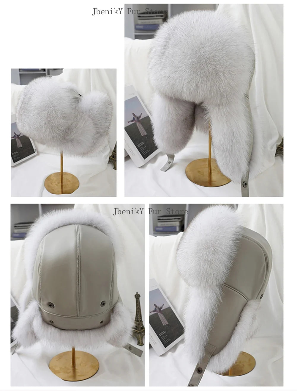 2026 Cap 100% Raccoon Dog Full Fur Fox Fur Hat Men's Fur Ear Protection Winter Thickened and Warm Russian Hat Men's Trend