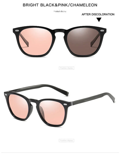 Aluminum Polarized Sunglasses Women Men Photochromic Sun Glasses UV400 High Quality Chameleon Driving Goggles Eyewear Gafas