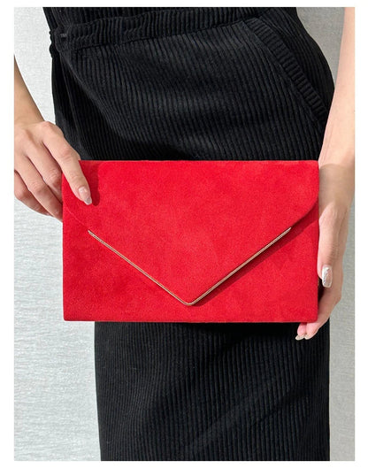 Velvet Envelope Bags Women Evening Wallets High Quality Clutches Banquet Dresses Clutch Over Shoulder Bags with Chain Handbags