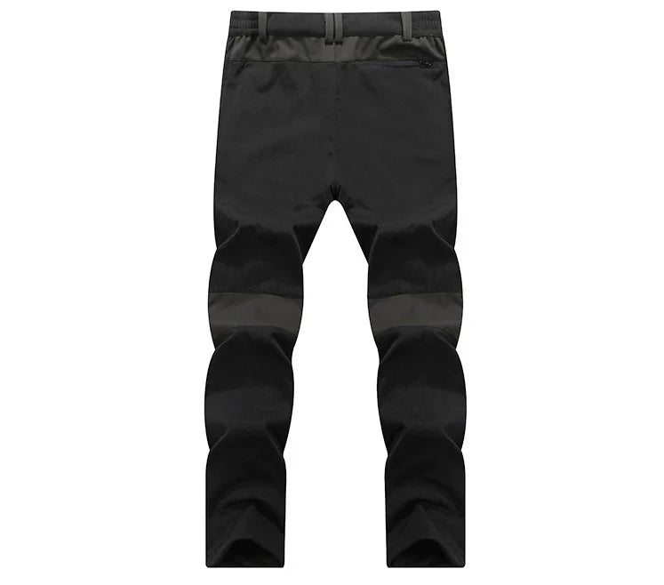 Men Trekking Pants Hiking Snow Autumn Winter Outdoor Soft Shell Thick Cloth Windproof Colorful Warm Camping Trousers