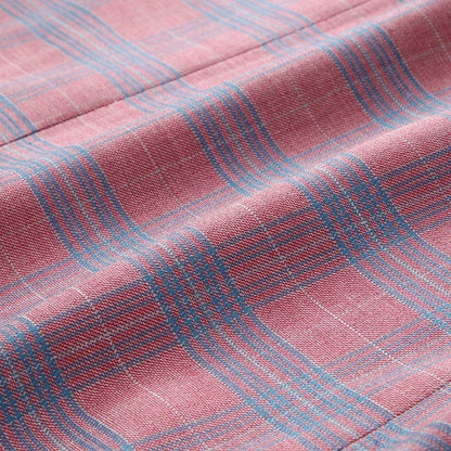 2026 New Men's Pink-Red Striped Suit Jacket, Fashion Slim Plaid Dress Coat, Red Purple Gray Blazers, Asian Size Terno Masculino