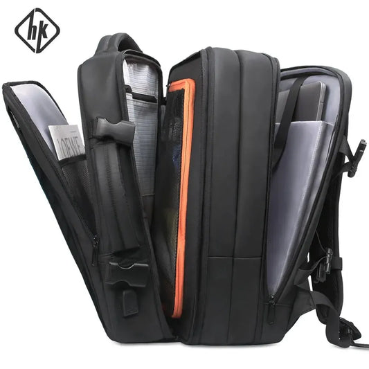 Business Backpack for Men Waterproof Anti-Theft 15.6” Laptop Backpack Casual Large Capacity Expandable Travel Bag Short Trip