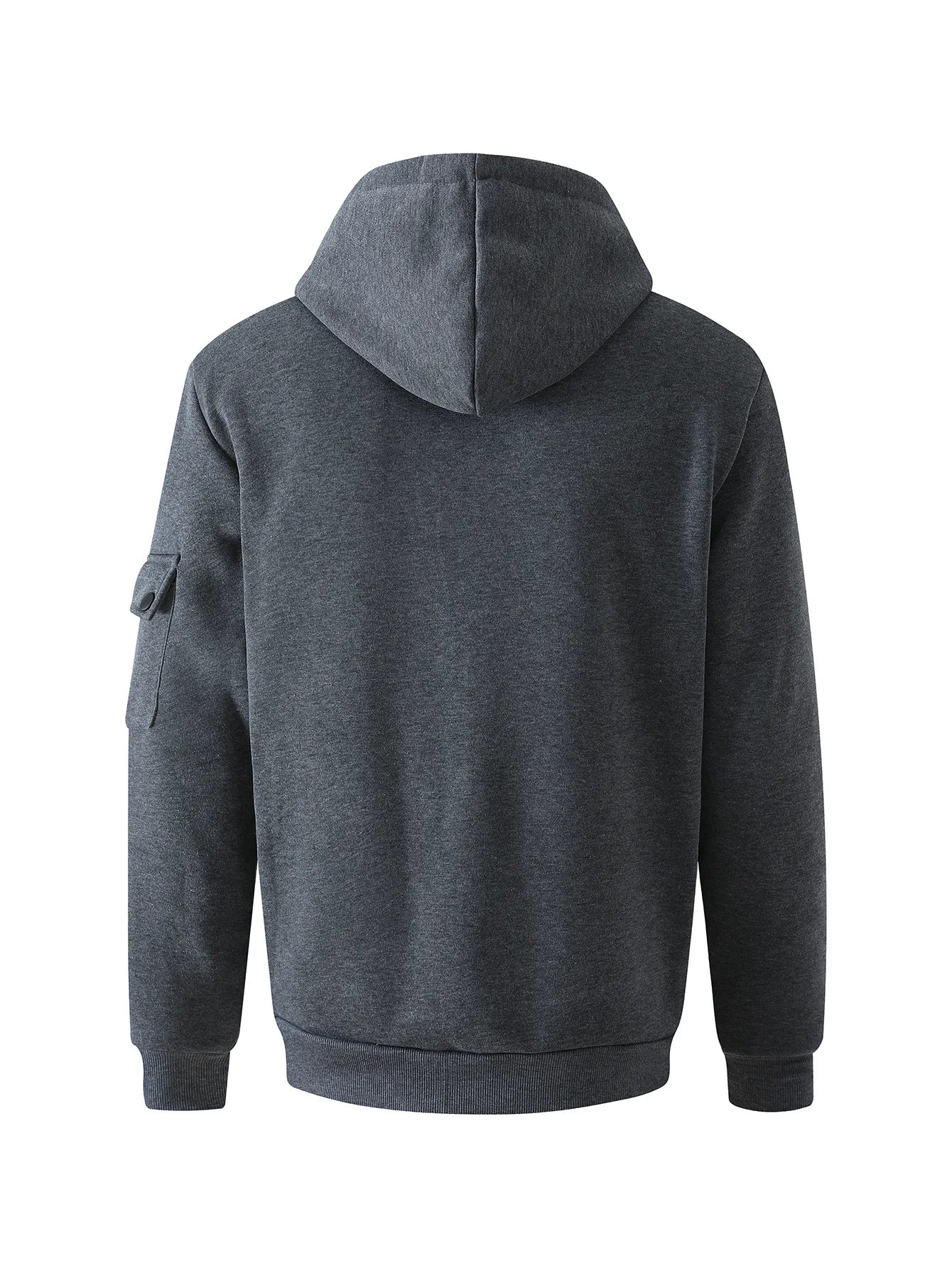 Zipper Hoodies 2025 Autumn Winter Men's New Long Sleeve Hooded Sweatshirt Fashion Pocket Decoration Male Fleece Outfit Sports