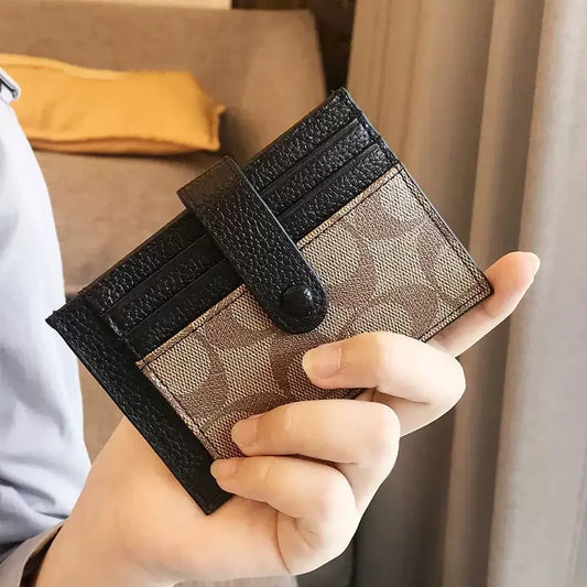 2027 Mode Classique Monogramme Ultra-mince Enveloppe Porte-cartes Femme Mode Mini Portefeuille Carte d'identité et de Crédit