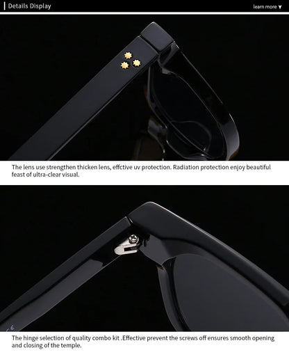 2026 Luxury Square Men Wmen Sunglasses Fashion Gradient Driving Shades Eyewear Vintage Green Trendy Rivets Sun Glasses UV400