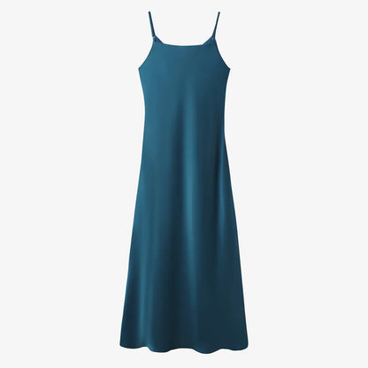 AS 2024 woman clothes thicken ribbing closed-fit wrap tops + Satin Adjustable straps dress (ship out in 1 day)