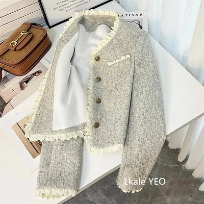 Women's Suit Coat 2025 Spring Autumn Temperament Fashion Ladies Blazer Jacket High Quality Be All-match Lady Loose Outerwear