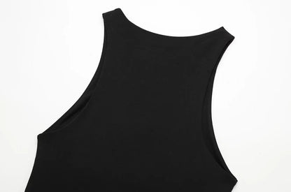 Women Fashion With Halter Neck Skinny Bodysuit Sexy Sleeveless Snap-button Female Playsuits Mujer