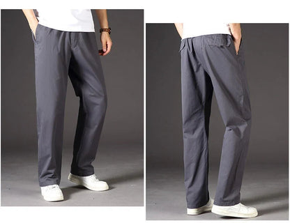 95%Cotton Men's Cargo Pants Summer Work Wear Spring New In Large Size Casual Climbing Joggers Sweatpants Hombre Autumn Trousers
