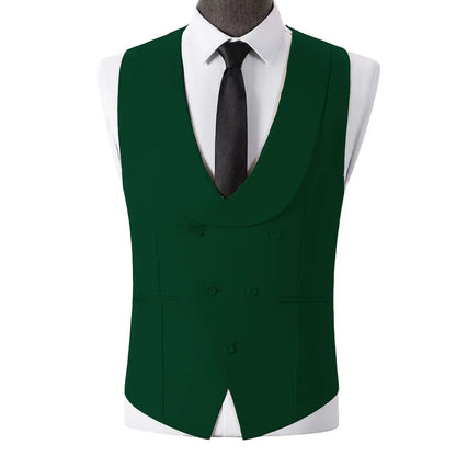Men Vest Light Champagne With Lapel Solid Waistcoat For Wedding Banquet Prom Business Work Office Casual Daily Men Suit Vest