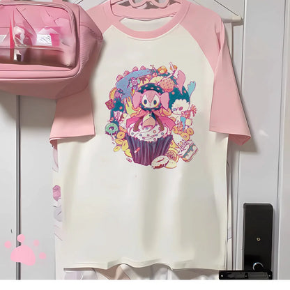 Madoka Magica t shirt women harajuku t-shirts female comic clothing